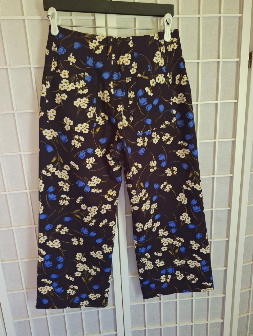 Maeve By Anthropologie The Collette Wide Leg Floral Pants Size 29 Petite - Picture 15 of 16